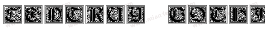 CENTRUY GOTHIC字体转换
